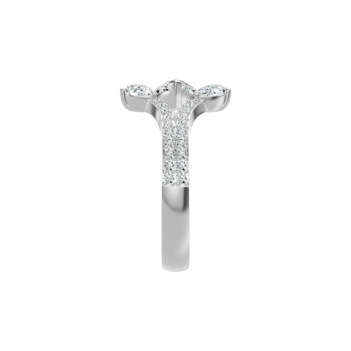 DLR002414 18 KT / White Gold / 18