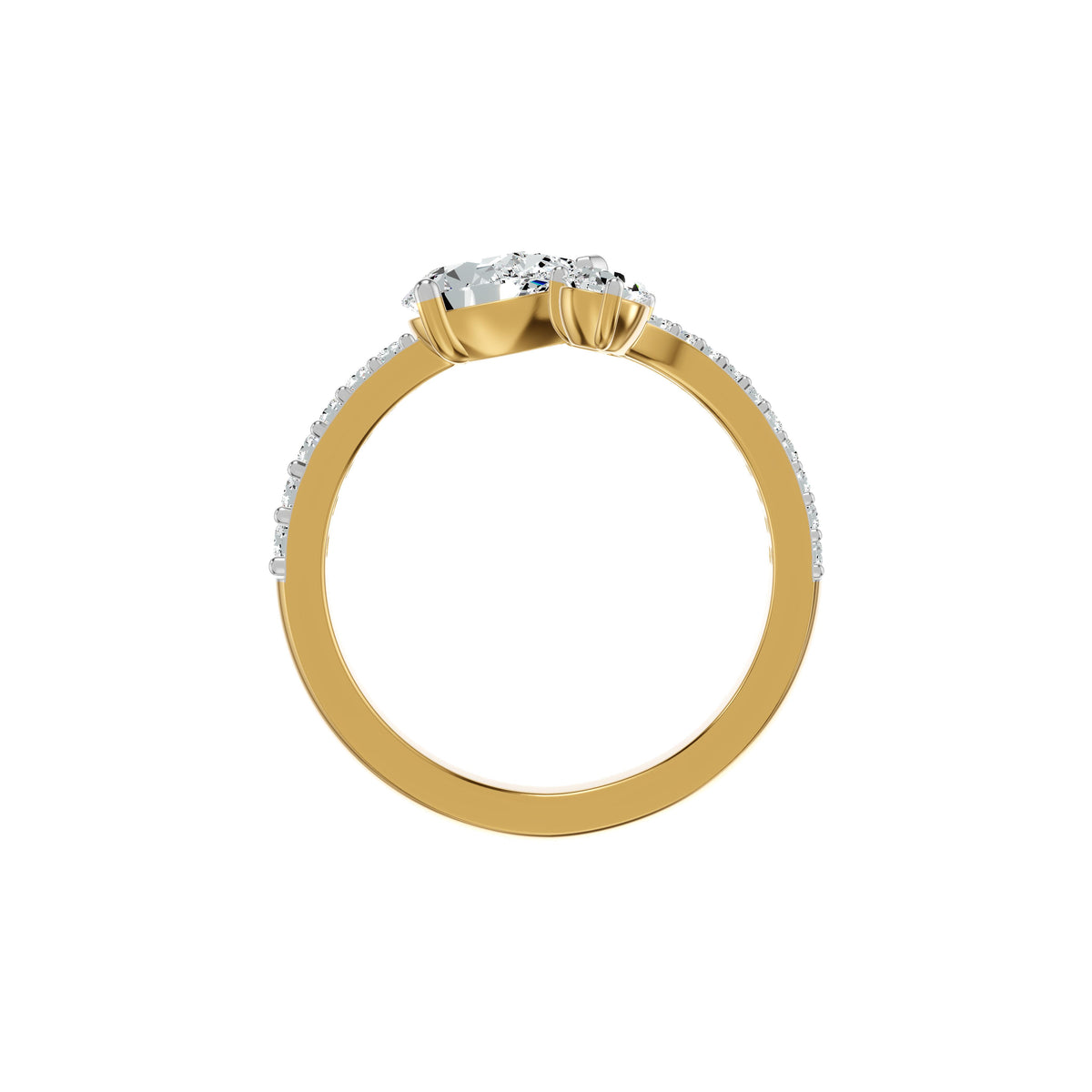 DLR002414 18 KT / Yellow Gold / 18
