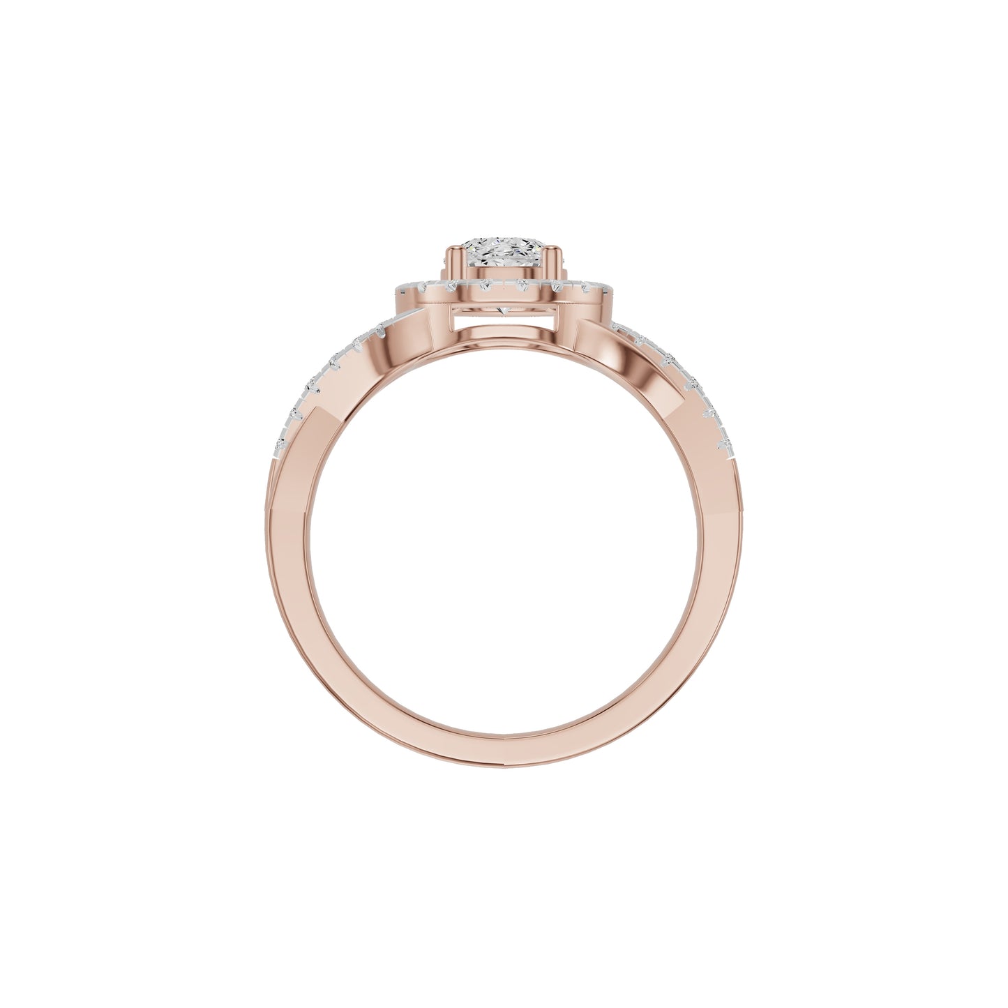 DLR002415 18 KT / Rose Gold / 18