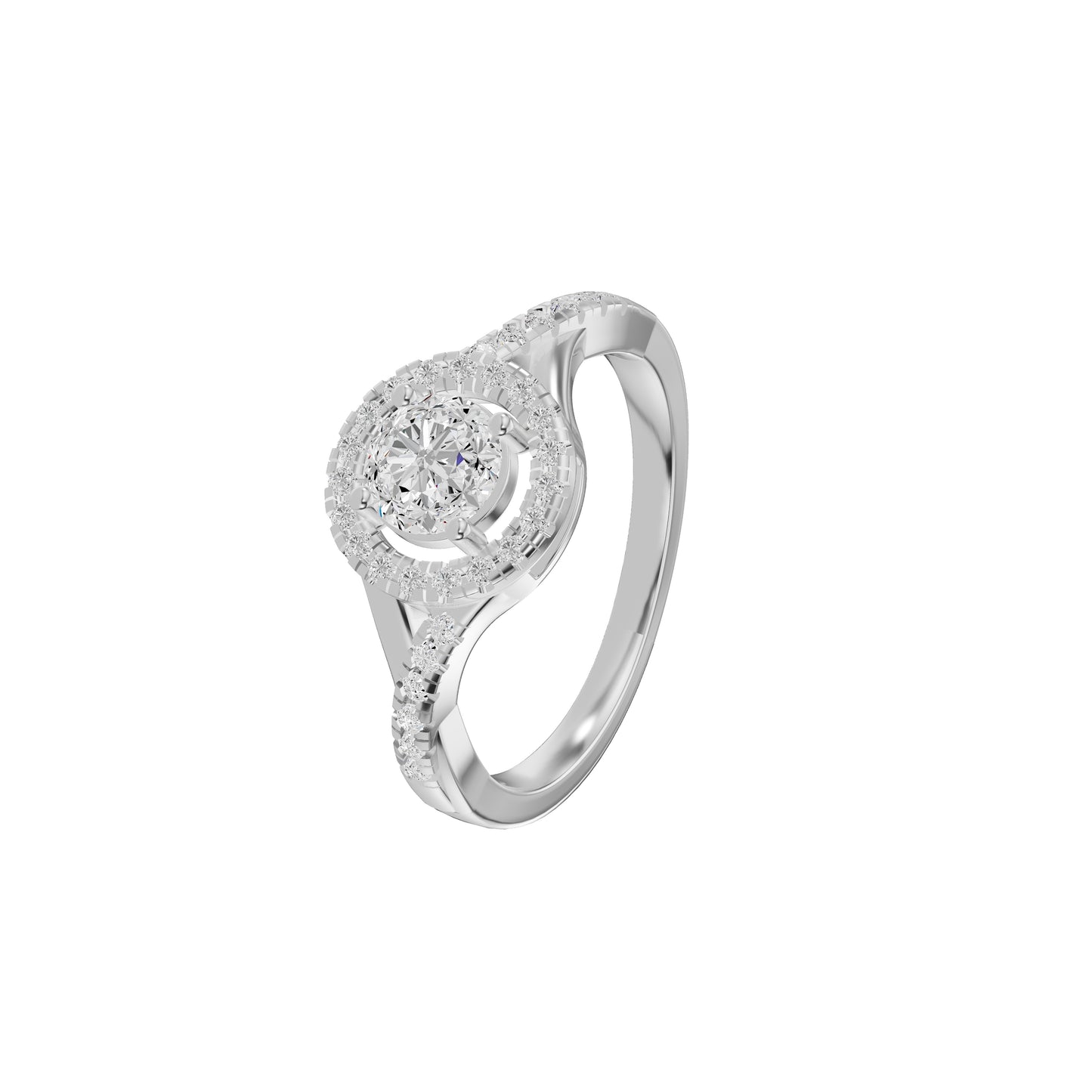 DLR002415 18 KT / White Gold / 18