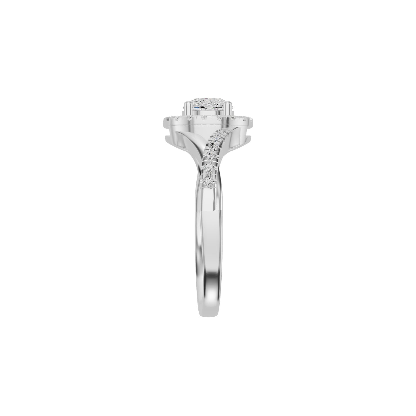 DLR002415 18 KT / White Gold / 18