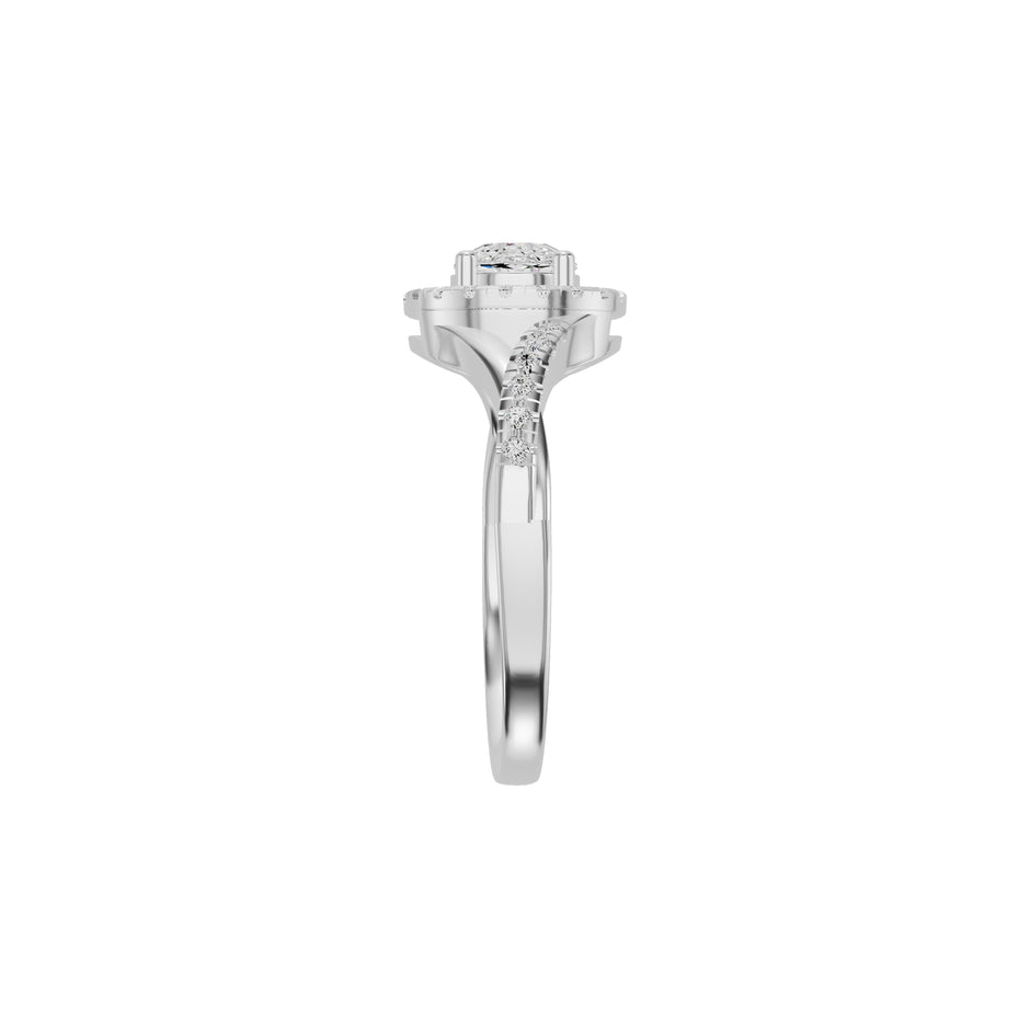 DLR002415 18 KT / White Gold / 18