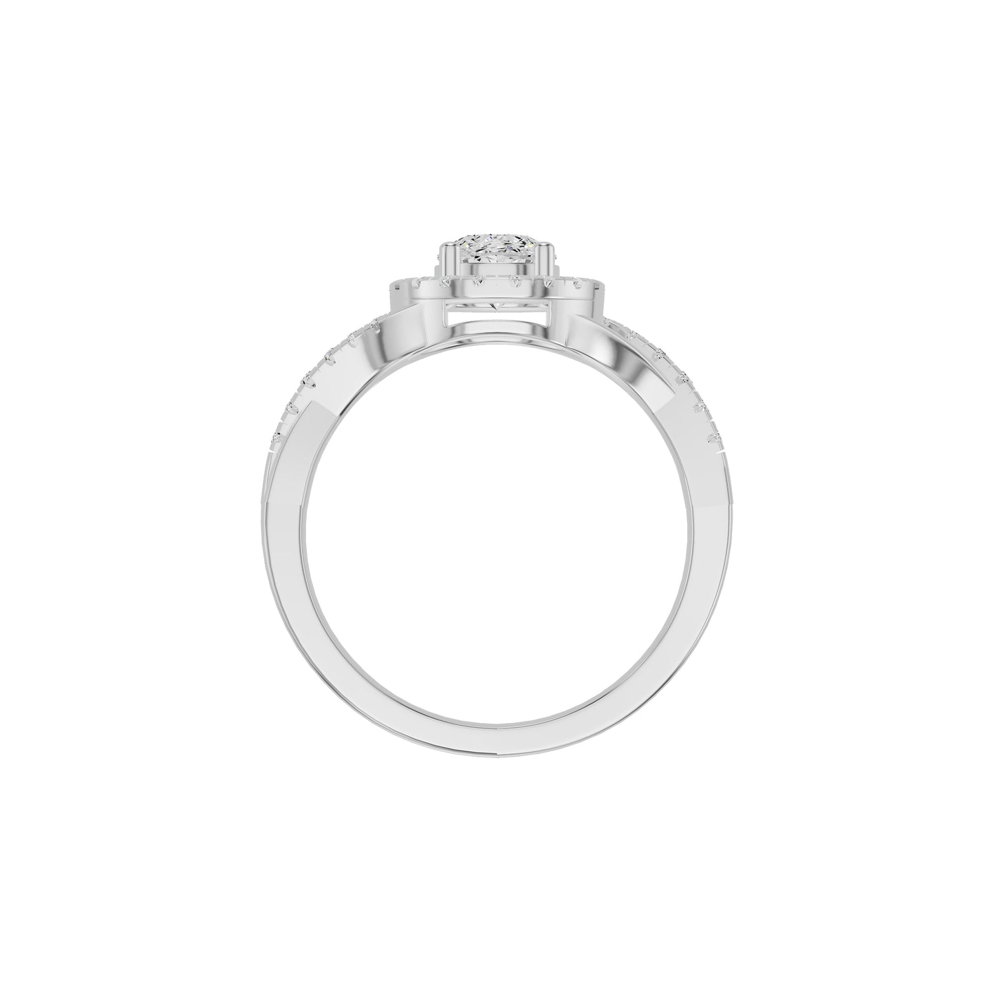 DLR002415 18 KT / White Gold / 18