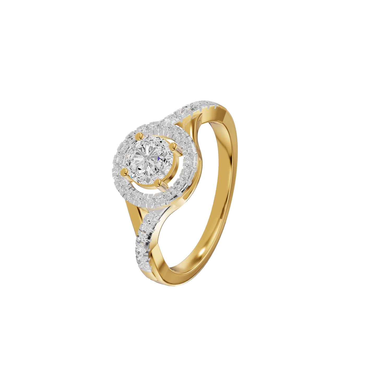 DLR002415 18 KT / Yellow Gold / 18
