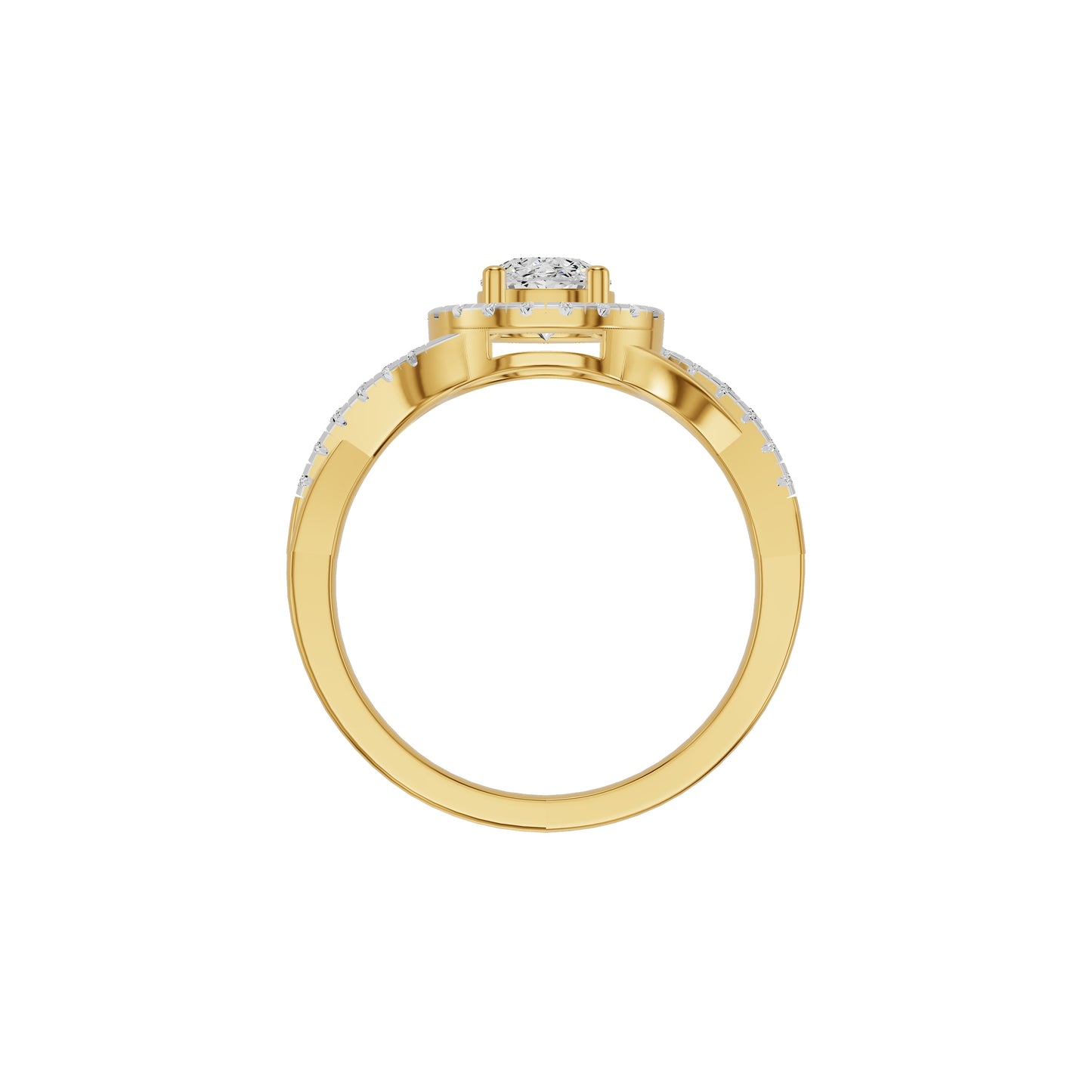 DLR002415 18 KT / Yellow Gold / 18