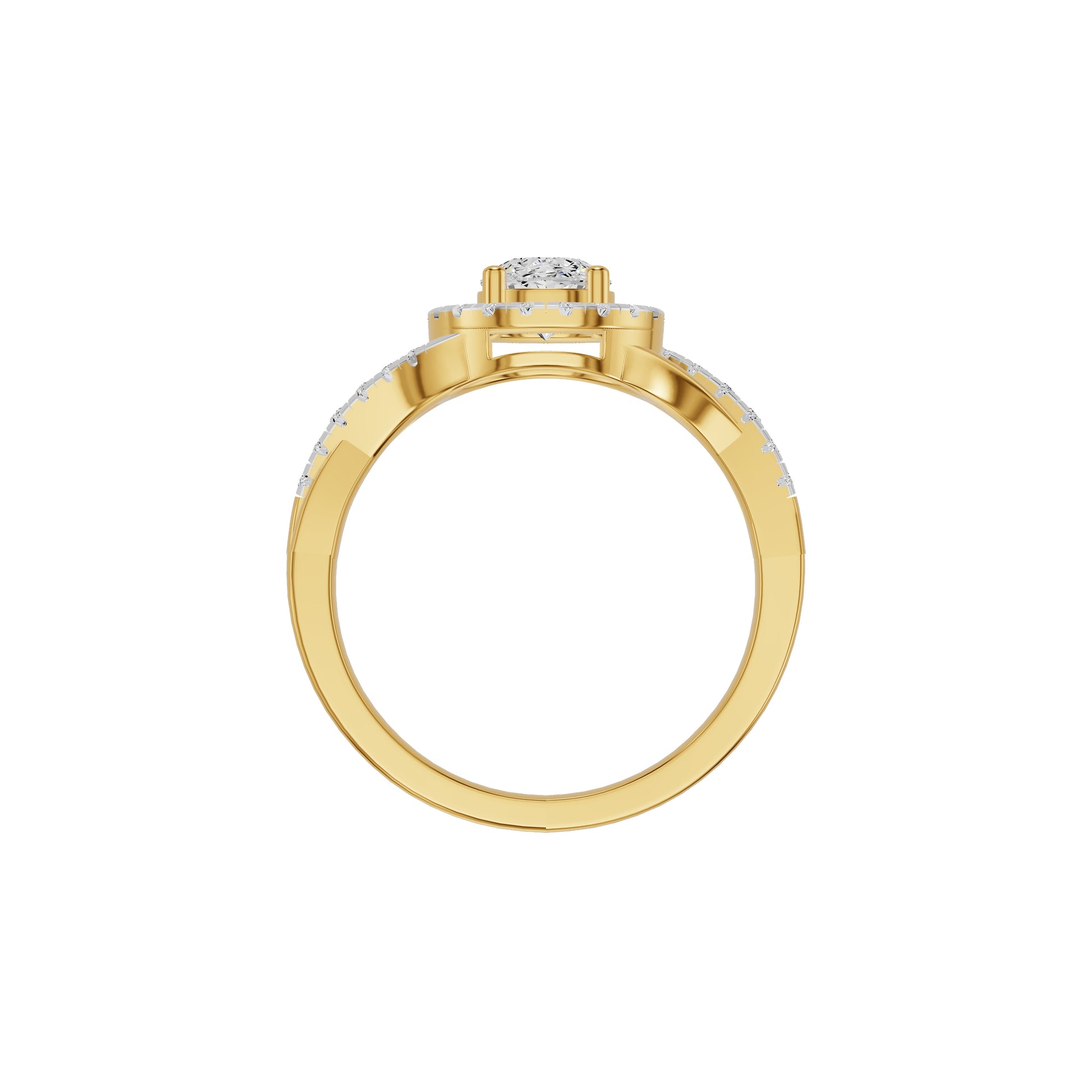 DLR002415 18 KT / Yellow Gold / 18