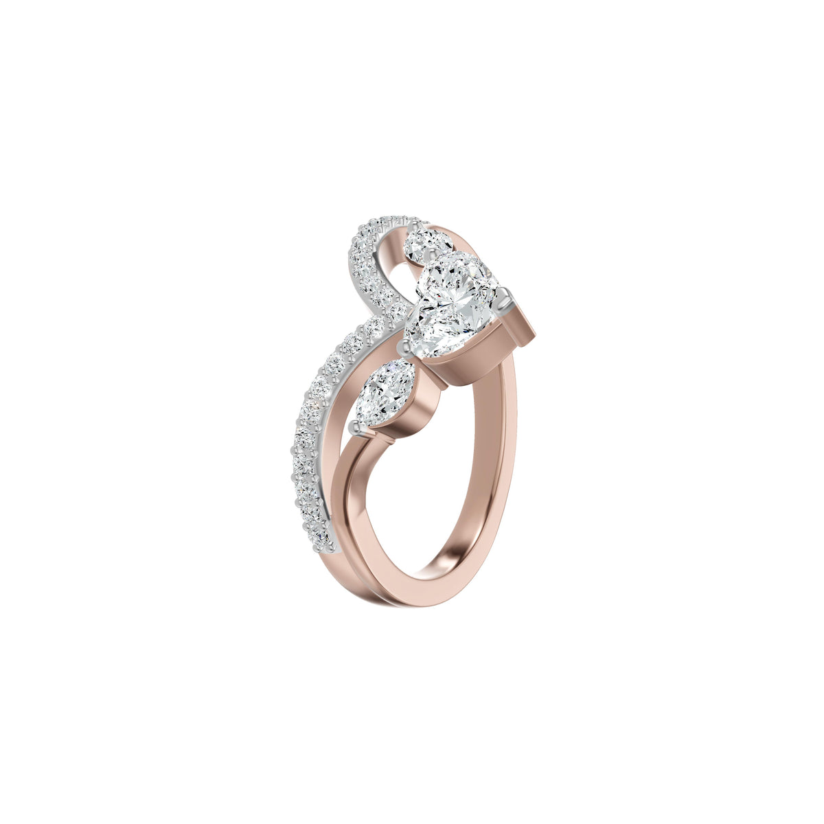 DLR002417 18 KT / Rose Gold / 18