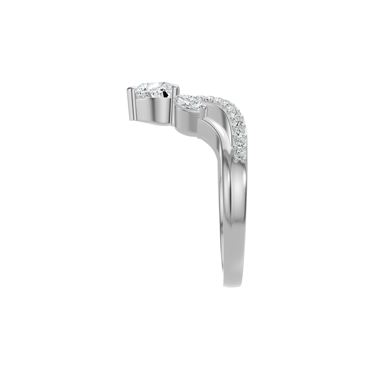 DLR002417 18 KT / White Gold / 18