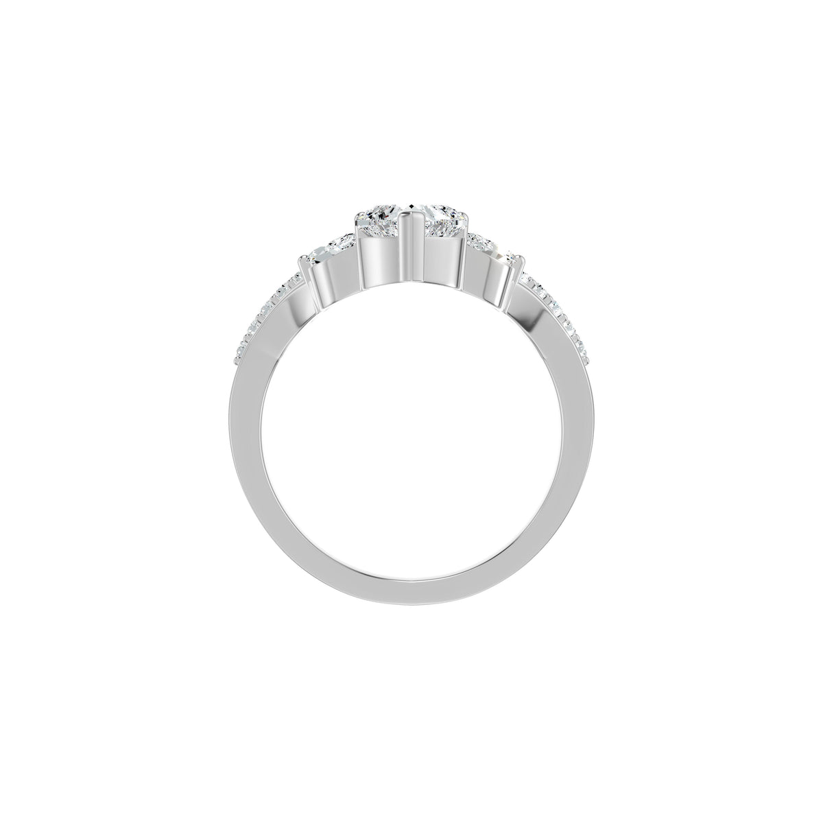 DLR002417 18 KT / White Gold / 18