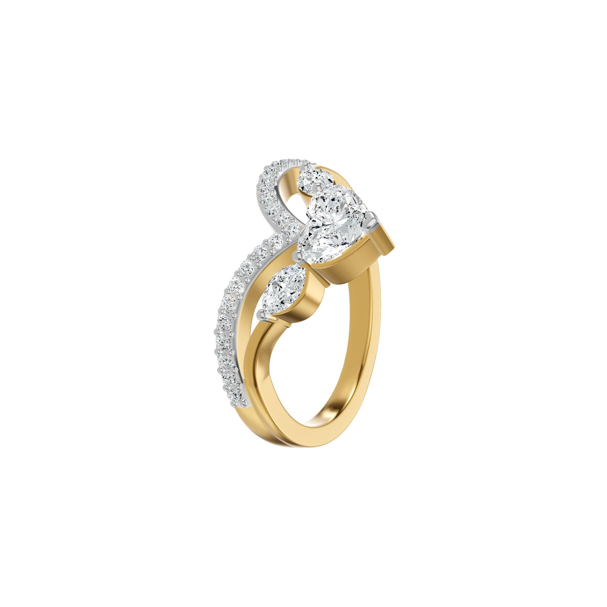 DLR002417 18 KT / Yellow Gold / 18