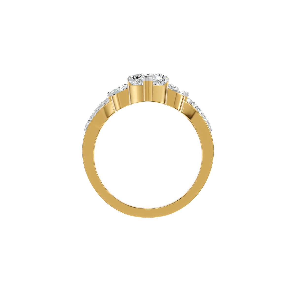 DLR002417 18 KT / Yellow Gold / 18