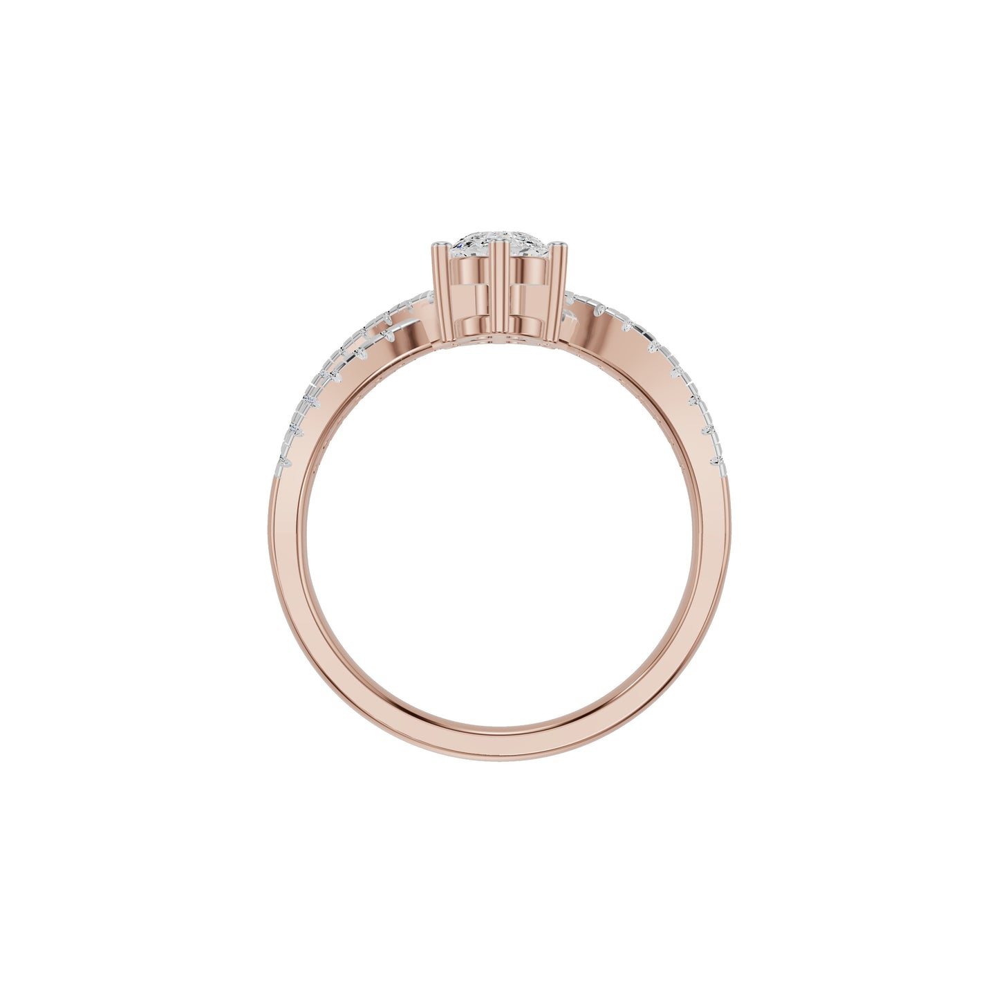 DLR002418 18 KT / Rose Gold / 18