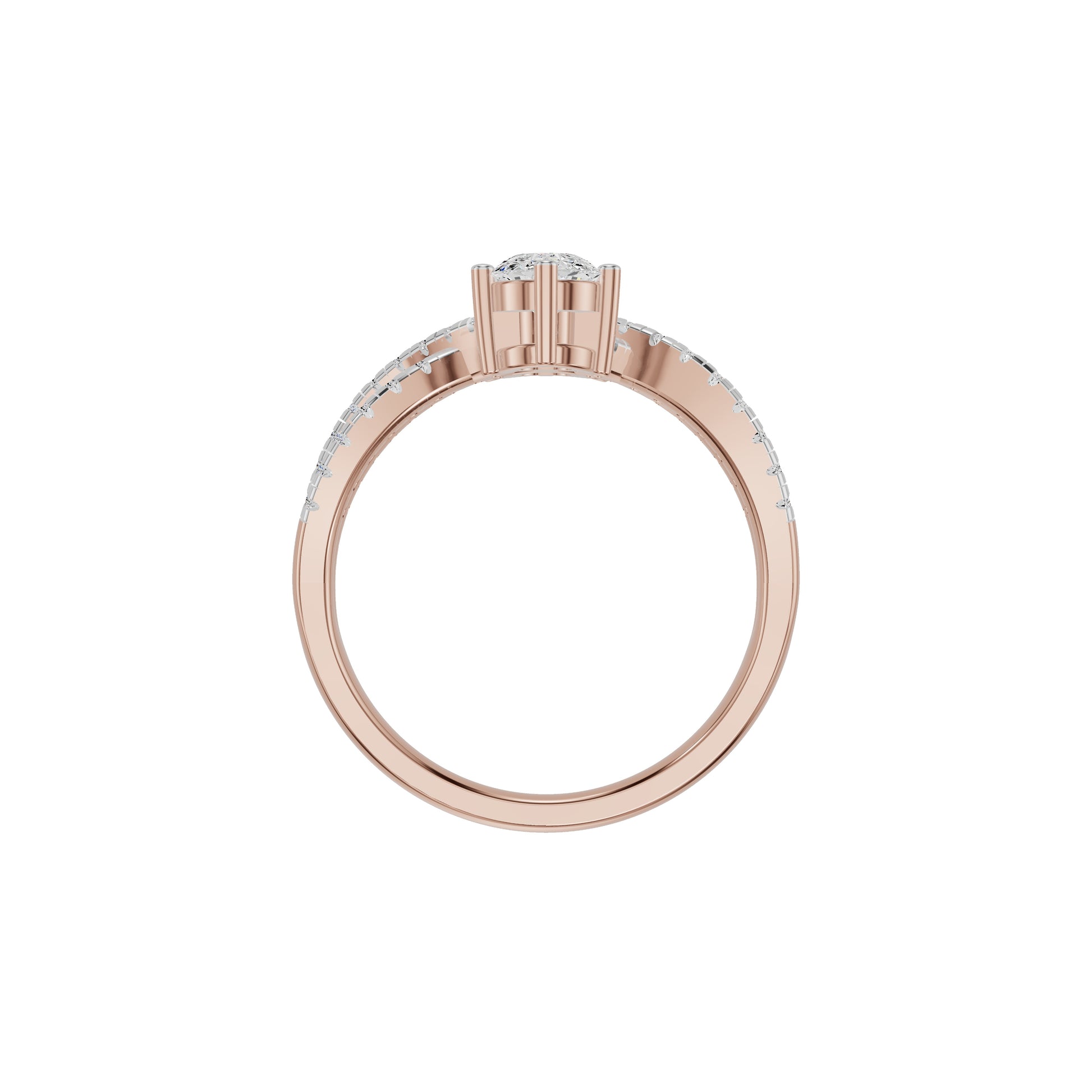 DLR002418 18 KT / Rose Gold / 18