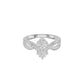 DLR002418 18 KT / White Gold / 18