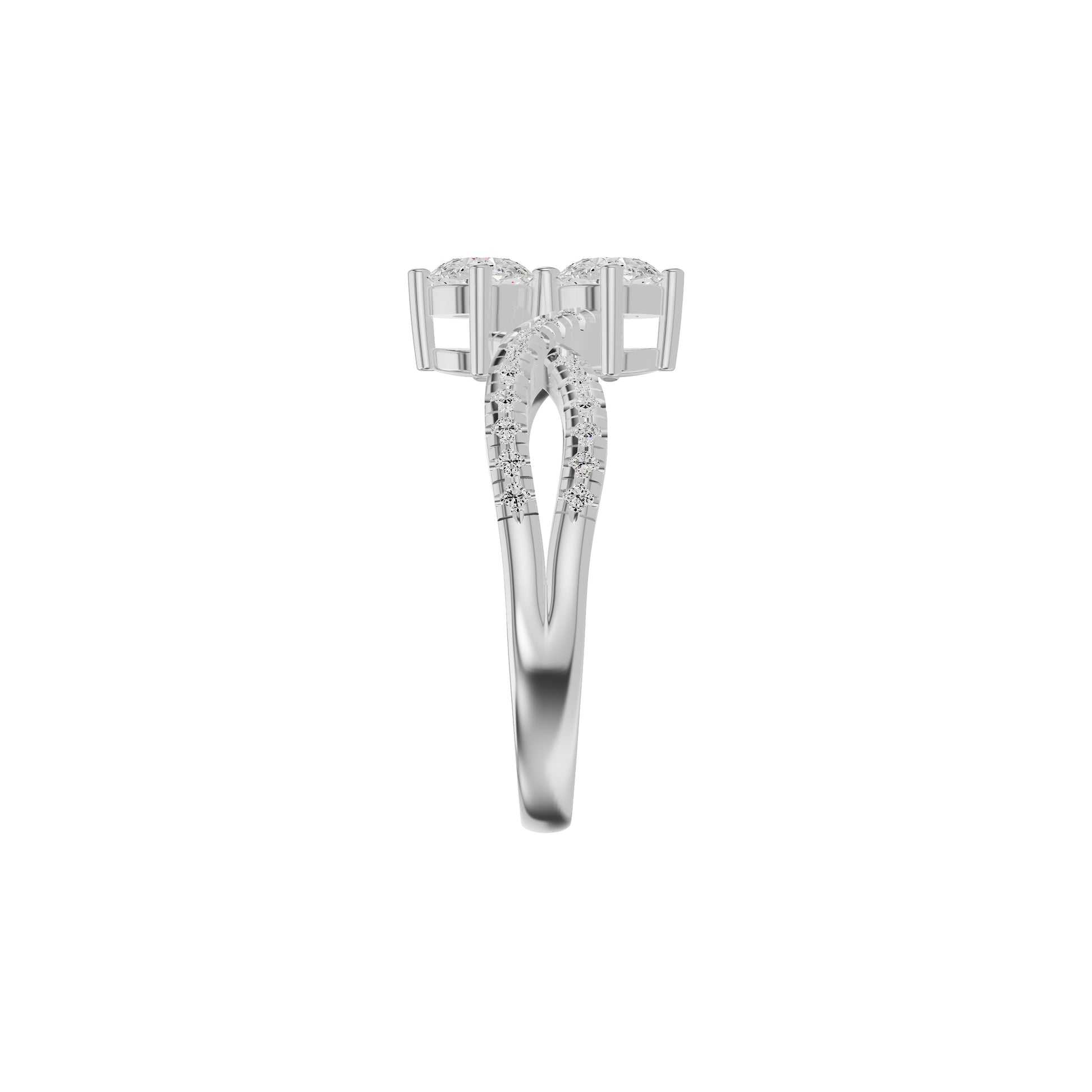 DLR002418 18 KT / White Gold / 18