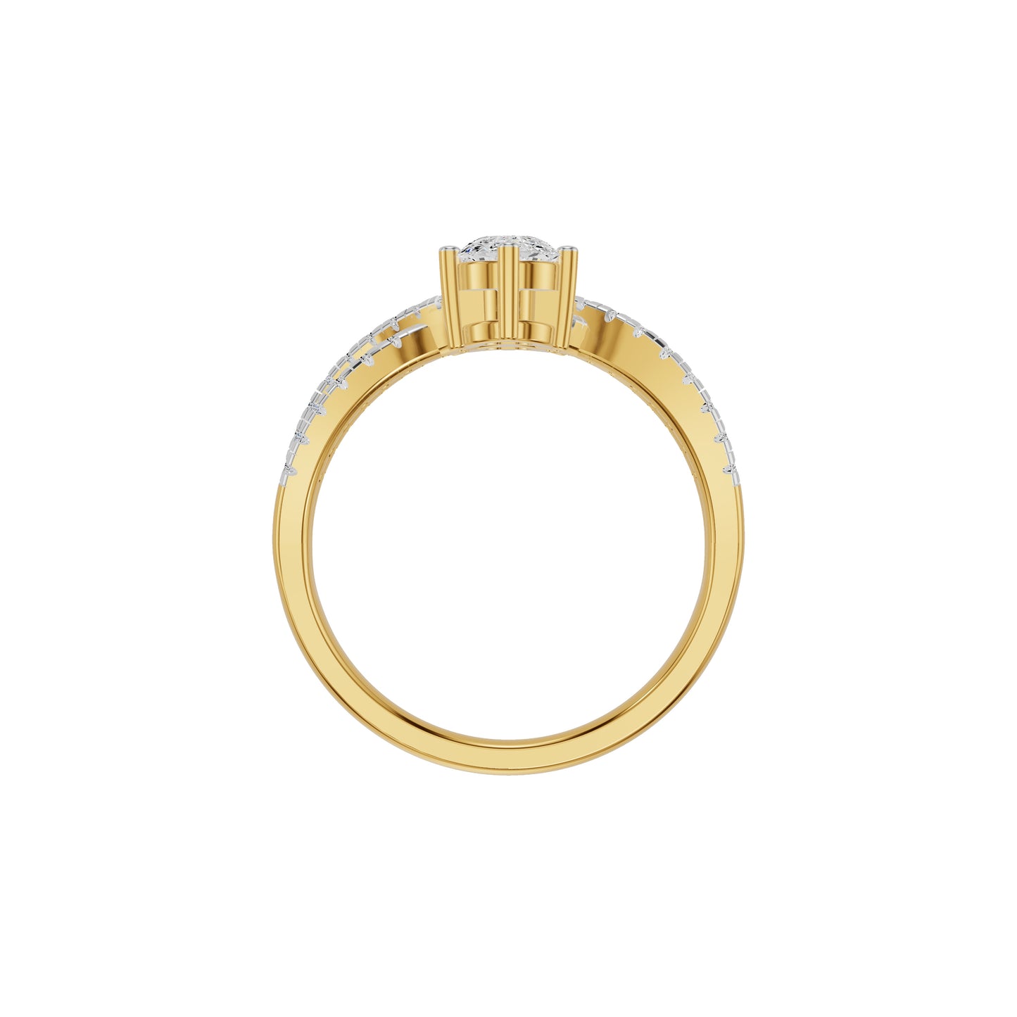 DLR002418 18 KT / Yellow Gold / 18