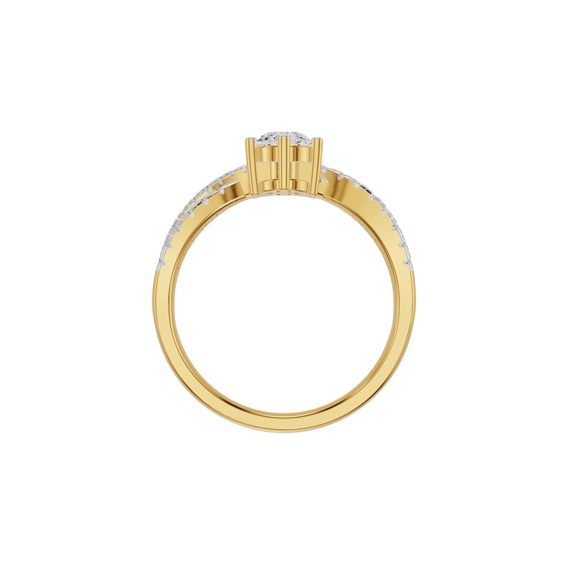 DLR002418 18 KT / Yellow Gold / 18