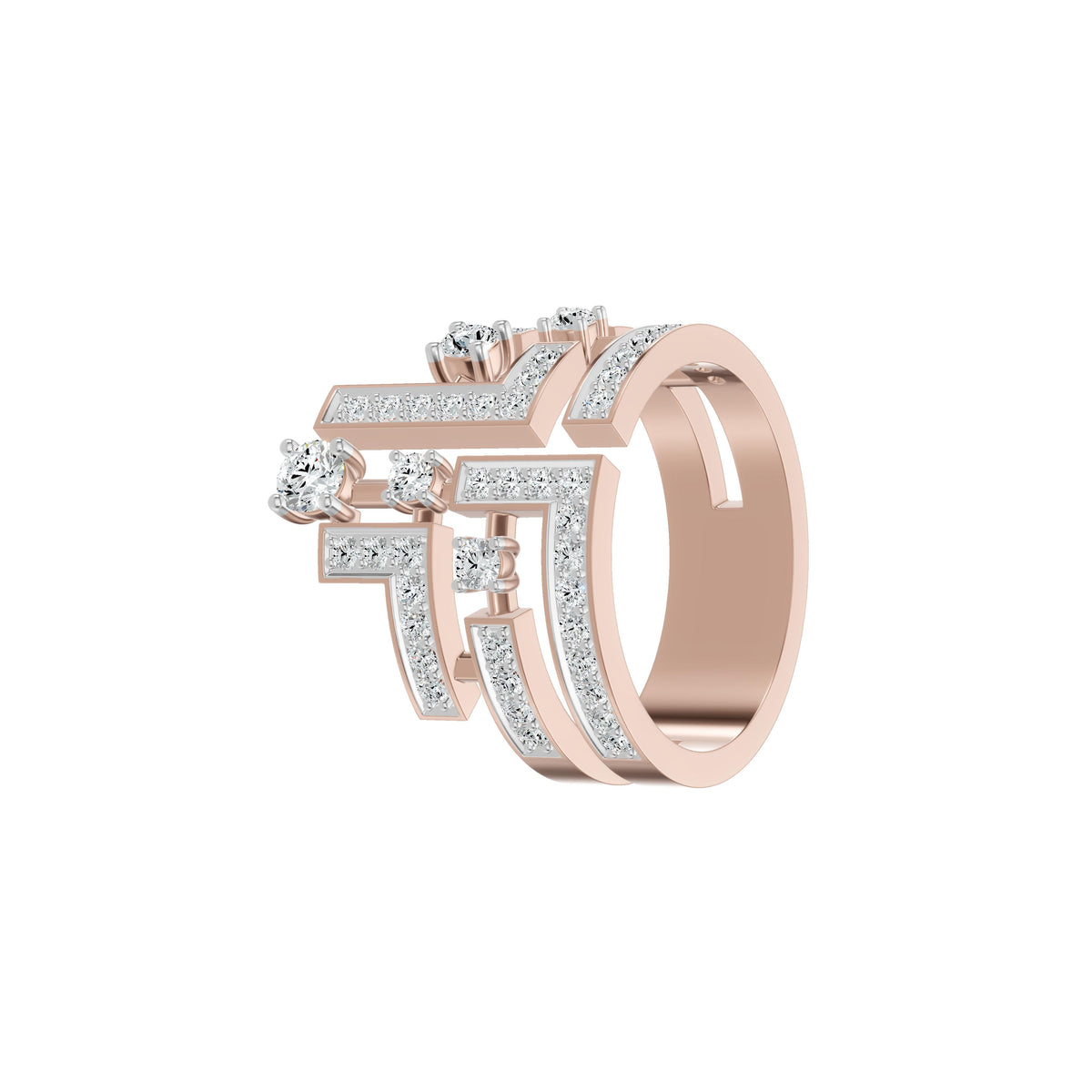 DLR002419 18 KT / Rose Gold / 18