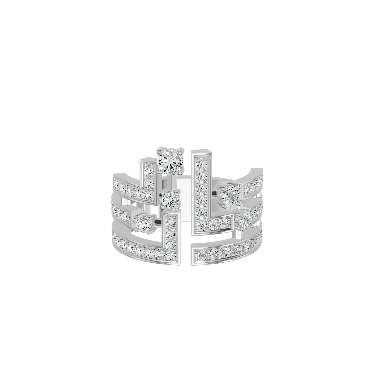 DLR002419 18 KT / White Gold / 18