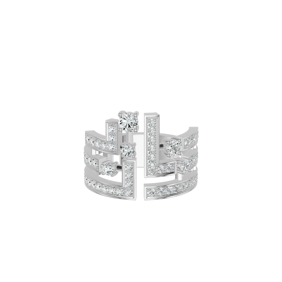 DLR002419 18 KT / White Gold / 18