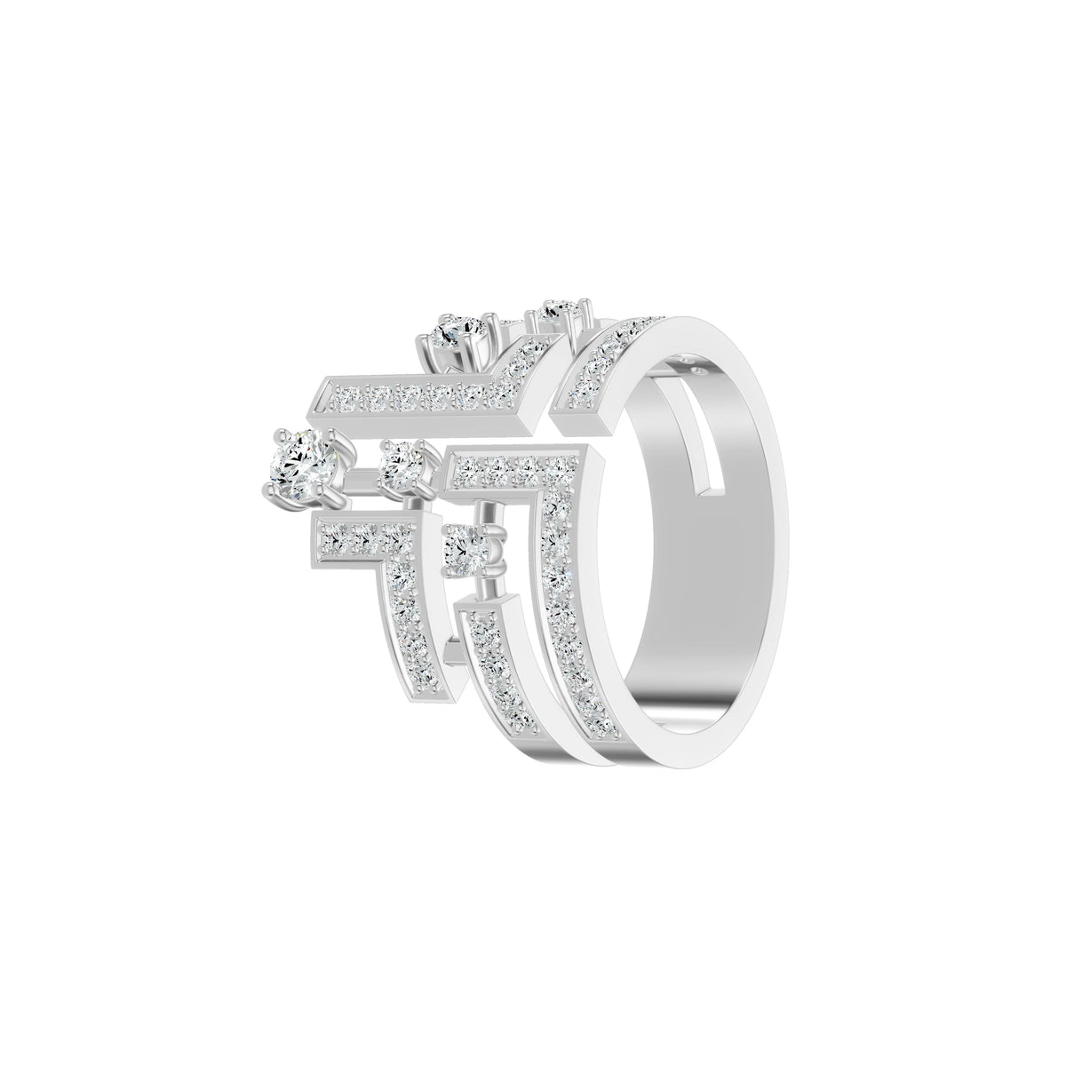 DLR002419 18 KT / White Gold / 18