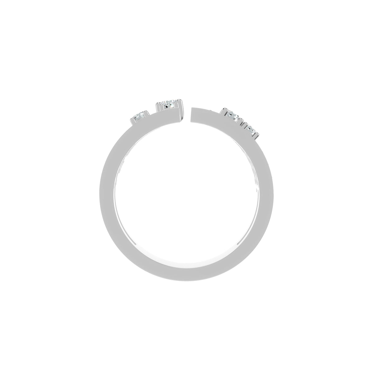 DLR002419 18 KT / White Gold / 18