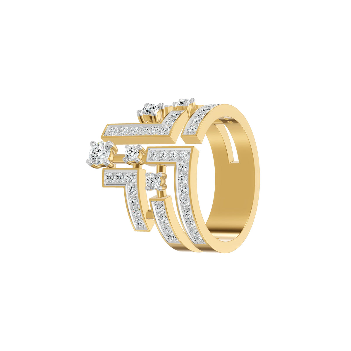 DLR002419 18 KT / Yellow Gold / 18