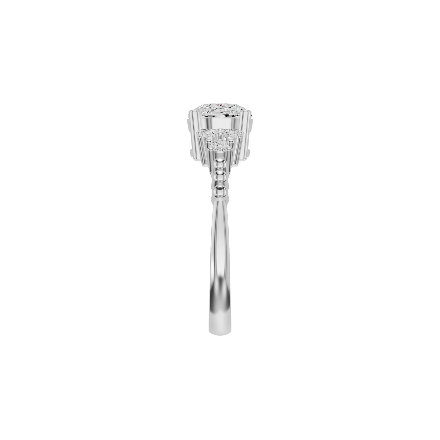DLR002420 18 KT / White Gold / 18