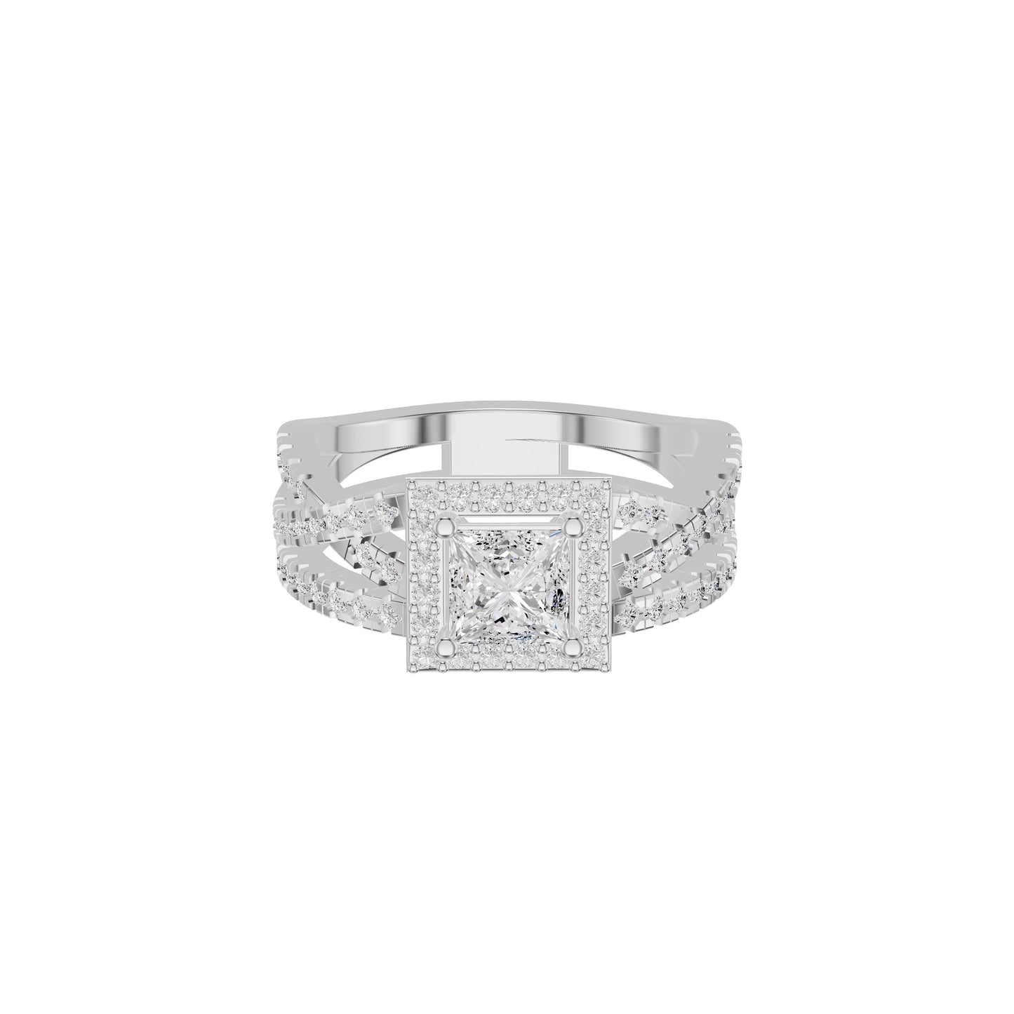 DLR002421 18 KT / White Gold / 18