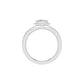 DLR002421 18 KT / White Gold / 18