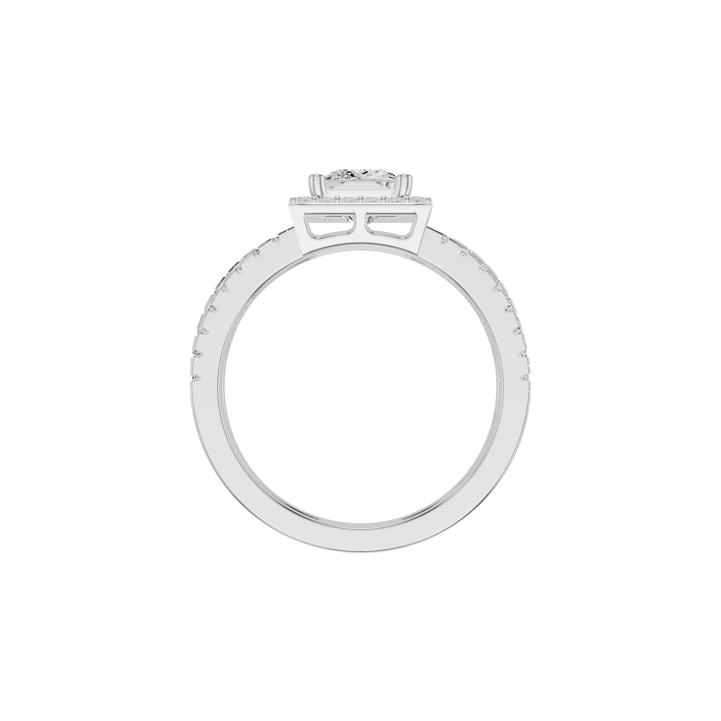 DLR002421 18 KT / White Gold / 18