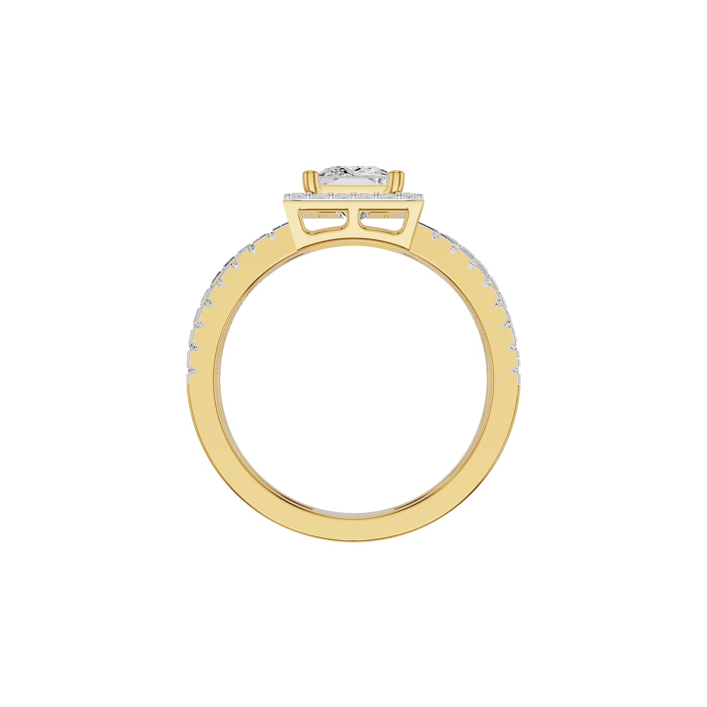 DLR002421 18 KT / Yellow Gold / 18