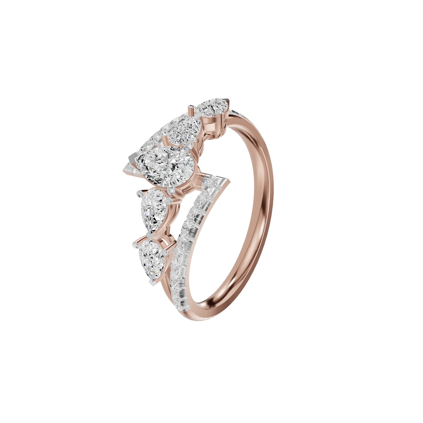 DLR002422 18 KT / Rose Gold / 18