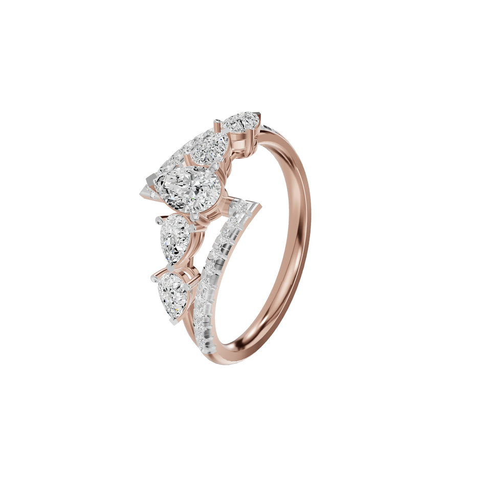 DLR002422 18 KT / Rose Gold / 18