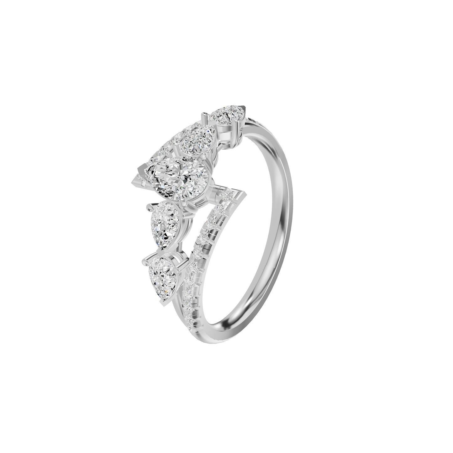 DLR002422 18 KT / White Gold / 18