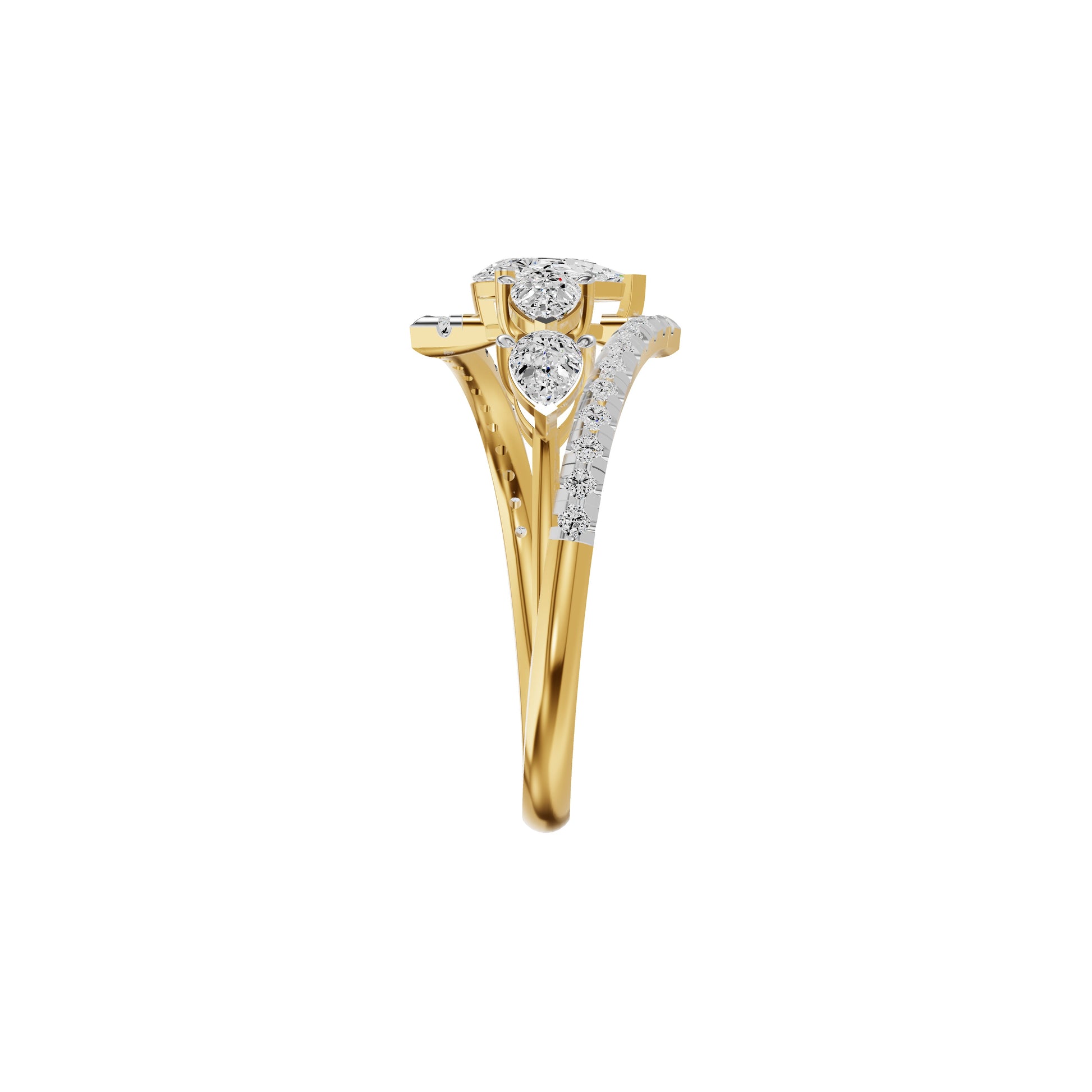 DLR002422 18 KT / Yellow Gold / 18