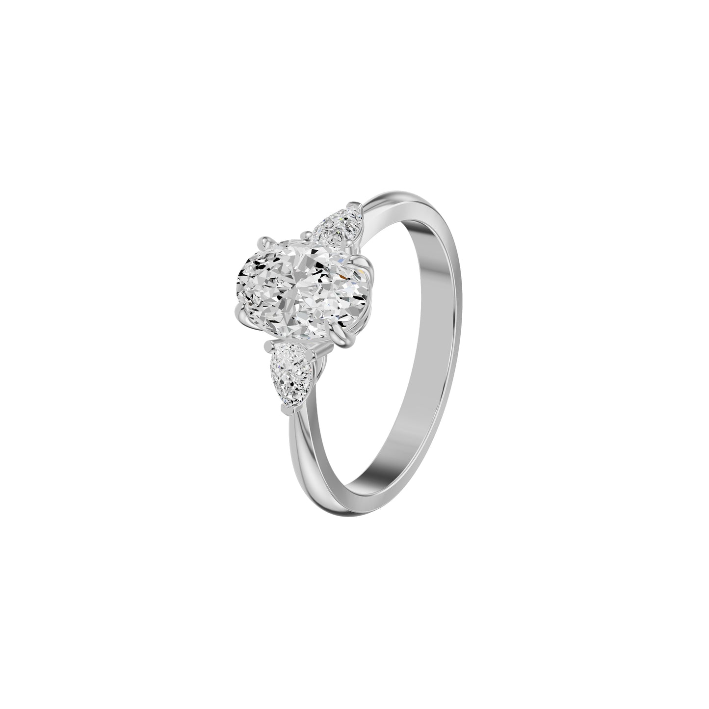 DLR002423 18 KT / White Gold / 18