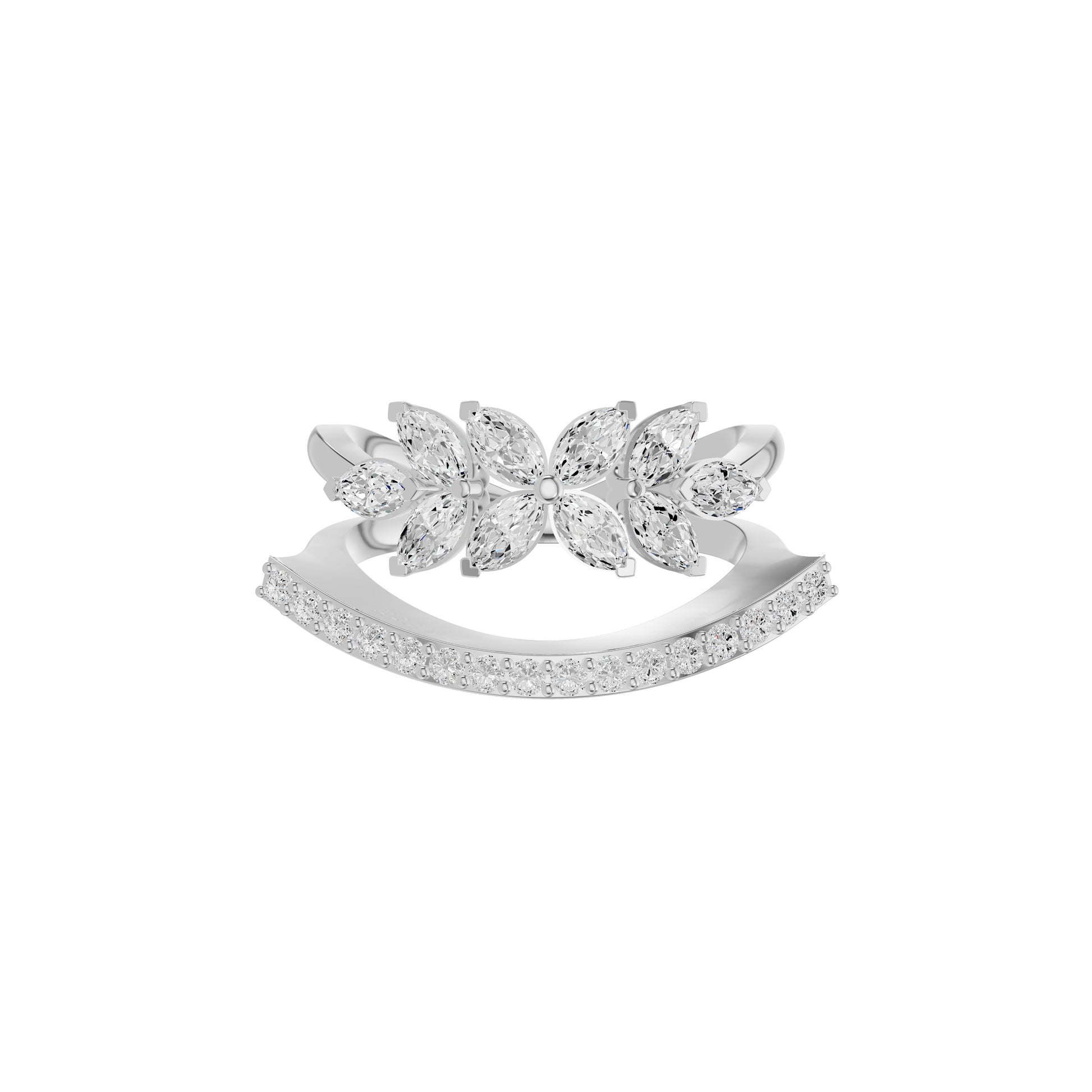 DLR002424 18 KT / White Gold / 18