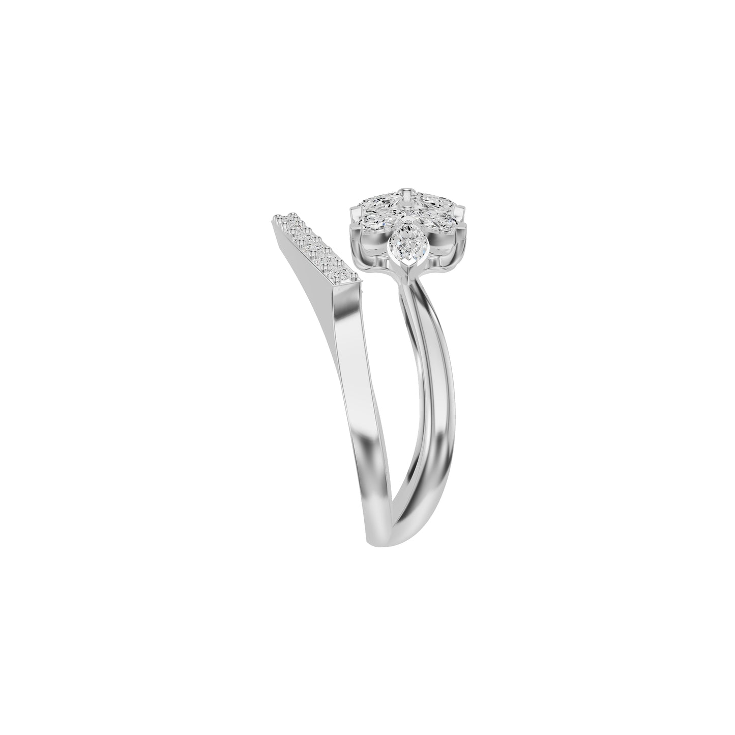 DLR002424 18 KT / White Gold / 18