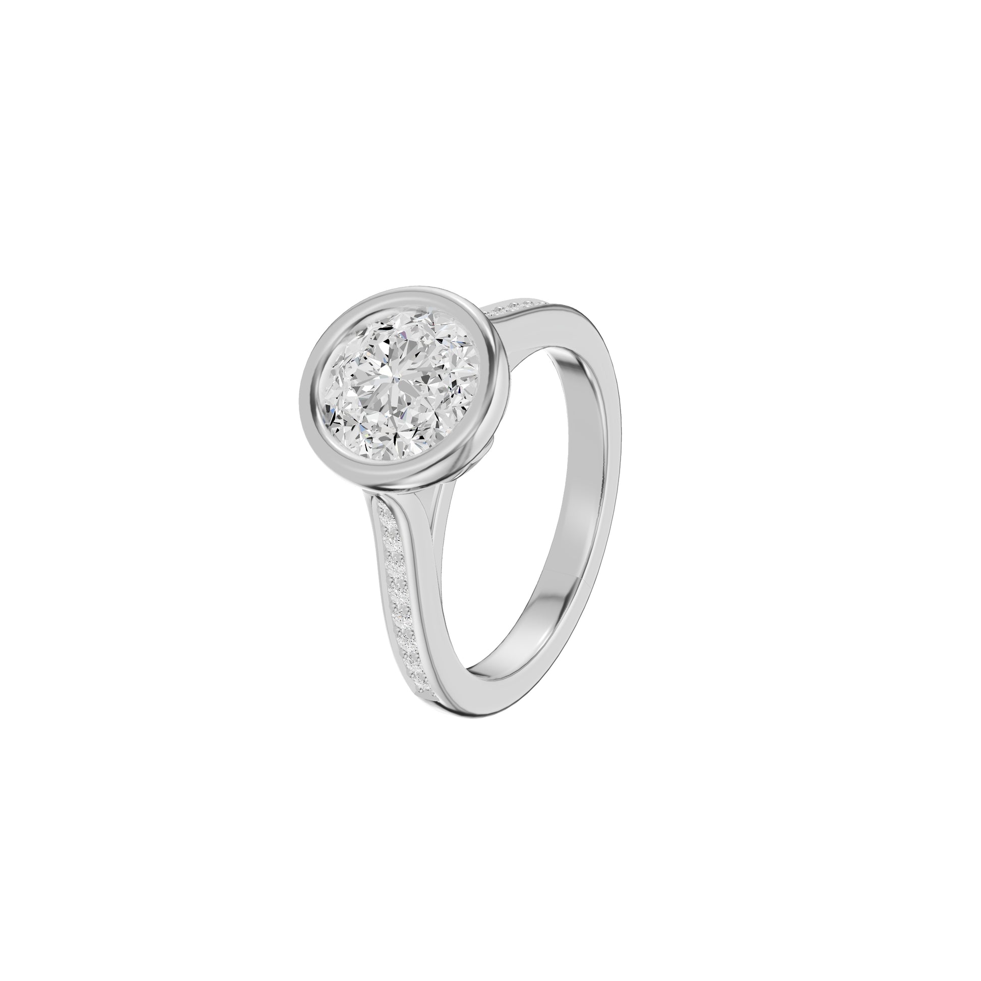 DLR002425 18 KT / White Gold / 18