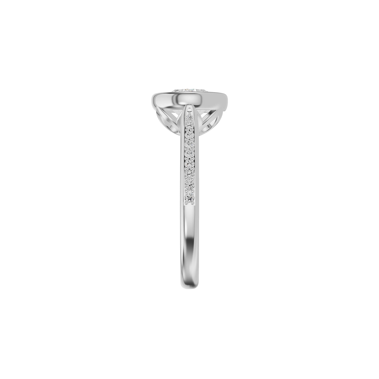 DLR002425 18 KT / White Gold / 18