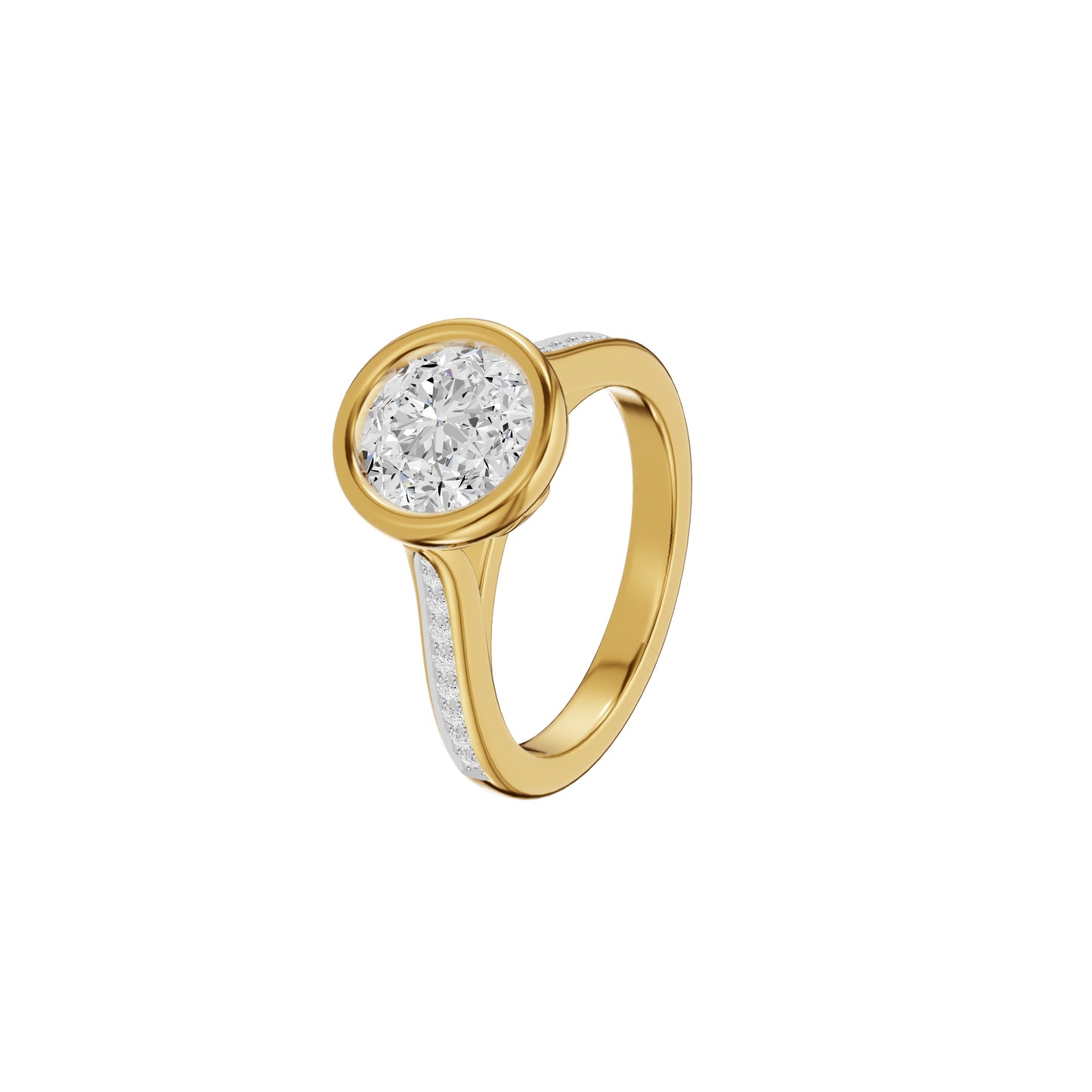 DLR002425 18 KT / Yellow Gold / 18