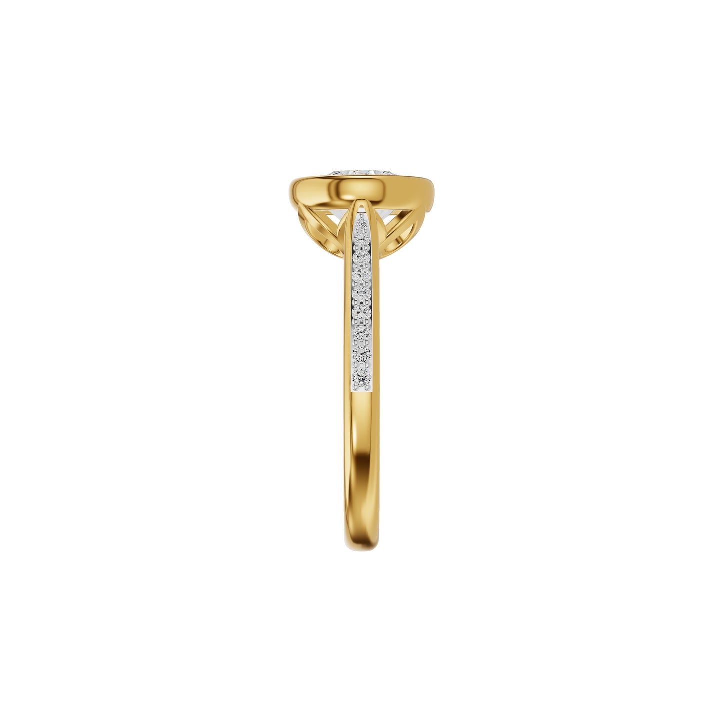 DLR002425 18 KT / Yellow Gold / 18