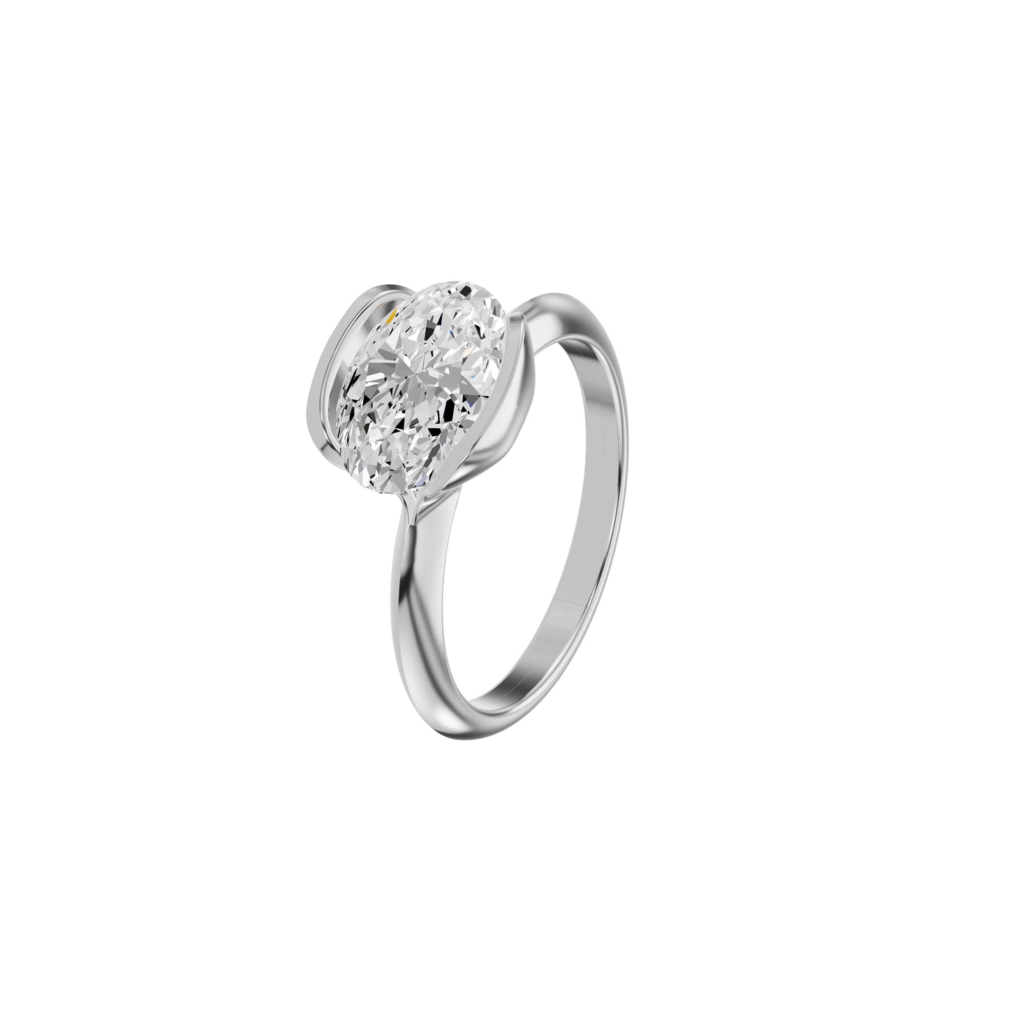 DLR002428 18 KT / White Gold / 18