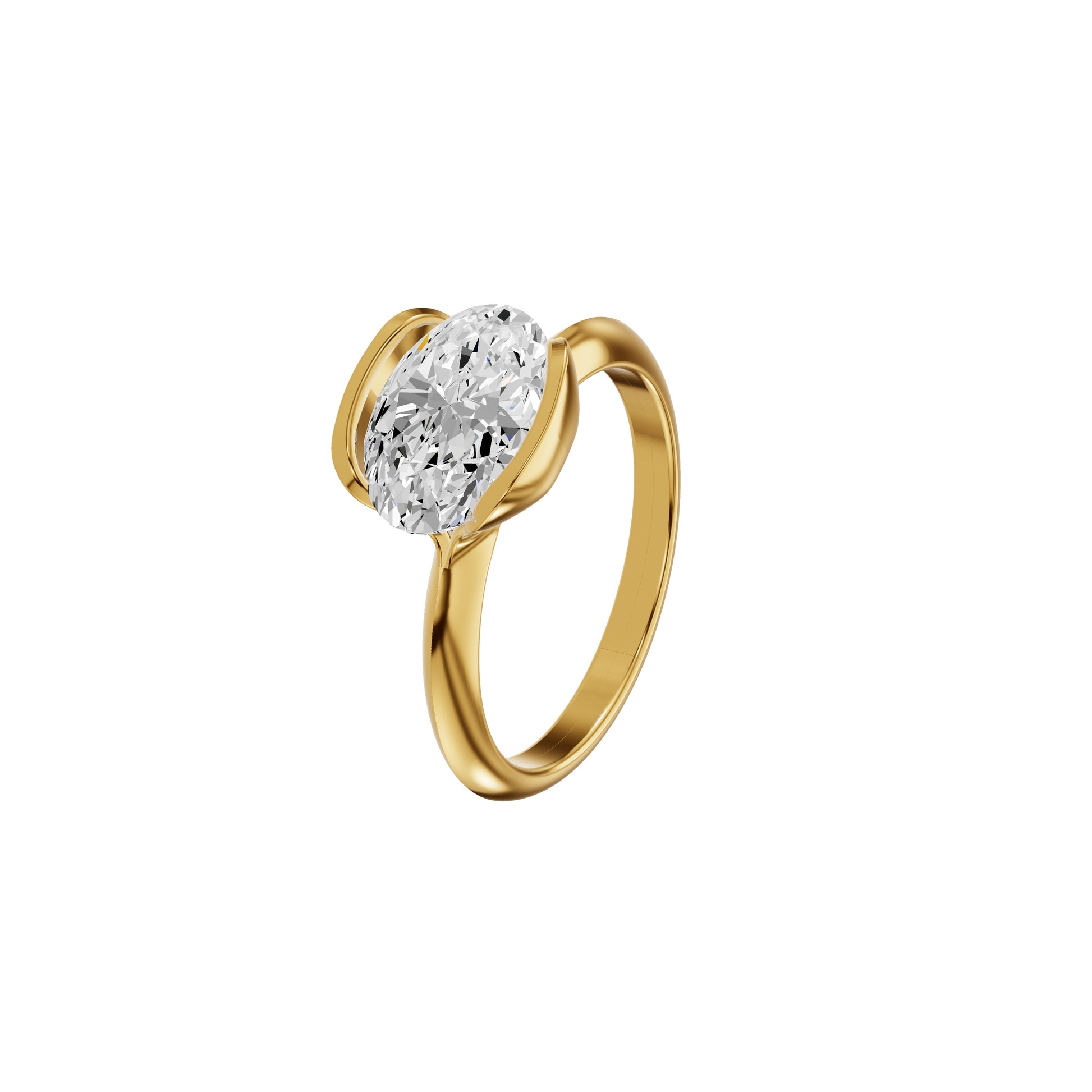DLR002428 18 KT / Yellow Gold / 18