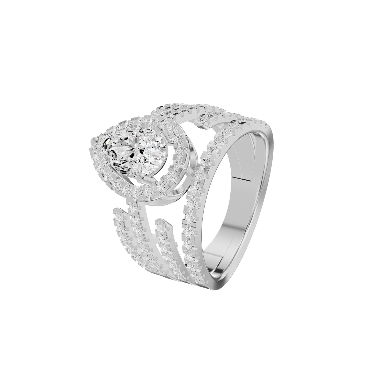 DLR002429 18 KT / White Gold / 18