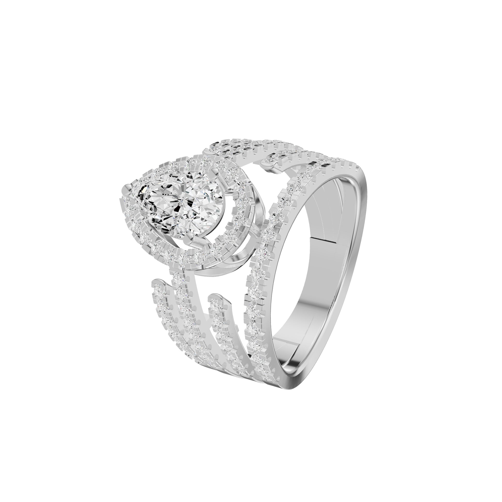 DLR002429 18 KT / White Gold / 18