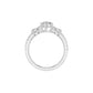 DLR002430 18 KT / White Gold / 18