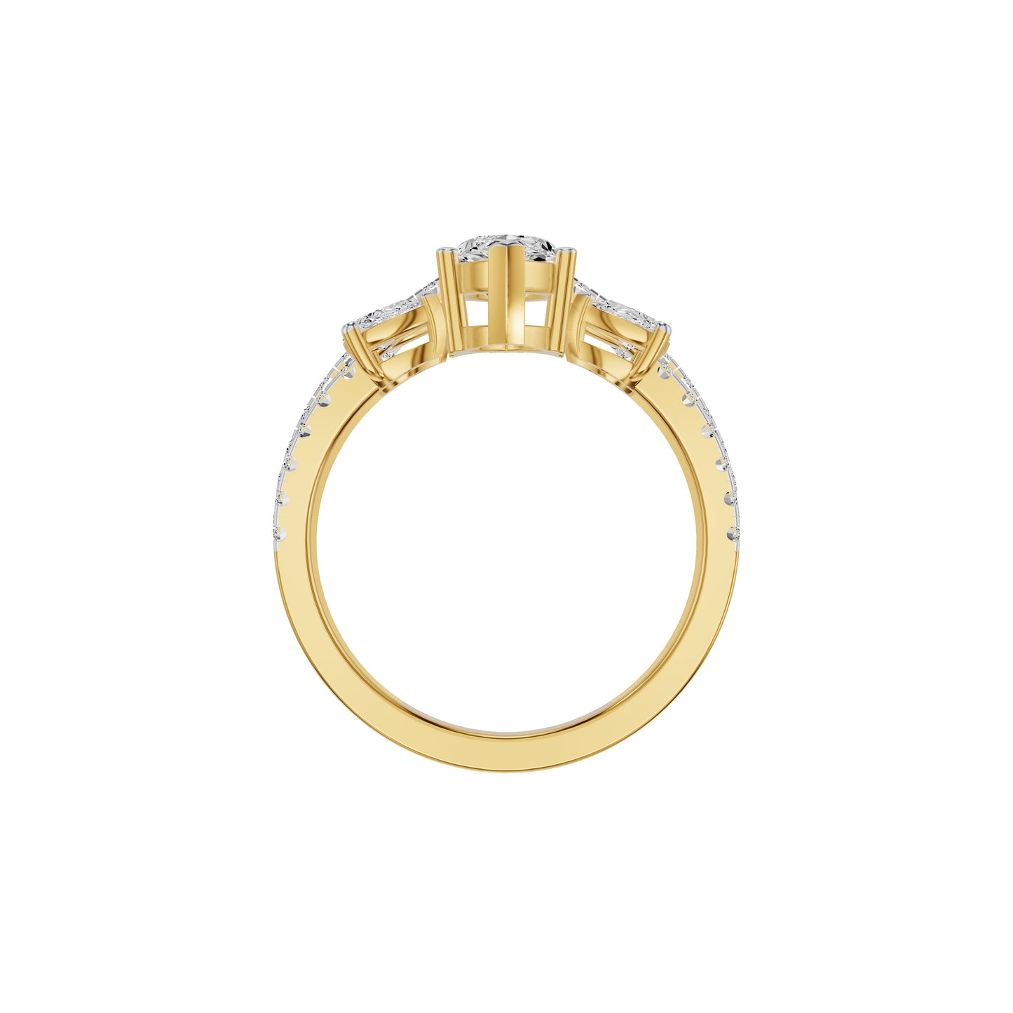DLR002430 18 KT / Yellow Gold / 18