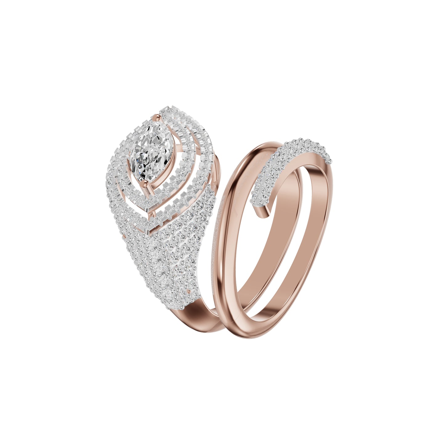 DLR002431 18 KT / Rose Gold / 18